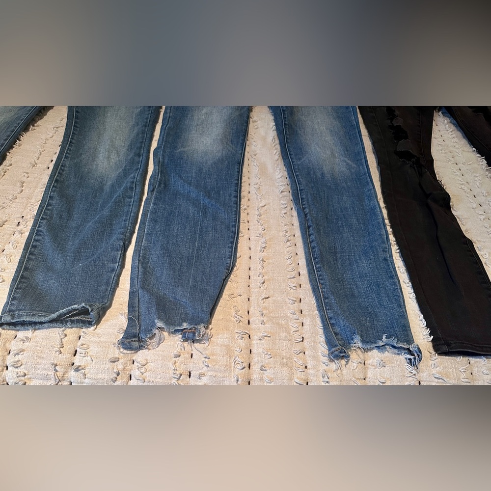 5 PAIR of New York & Co Women SCULPTING skinny jeans!  Sz 6 Tall!! Butt forming - Picture 13 of 16